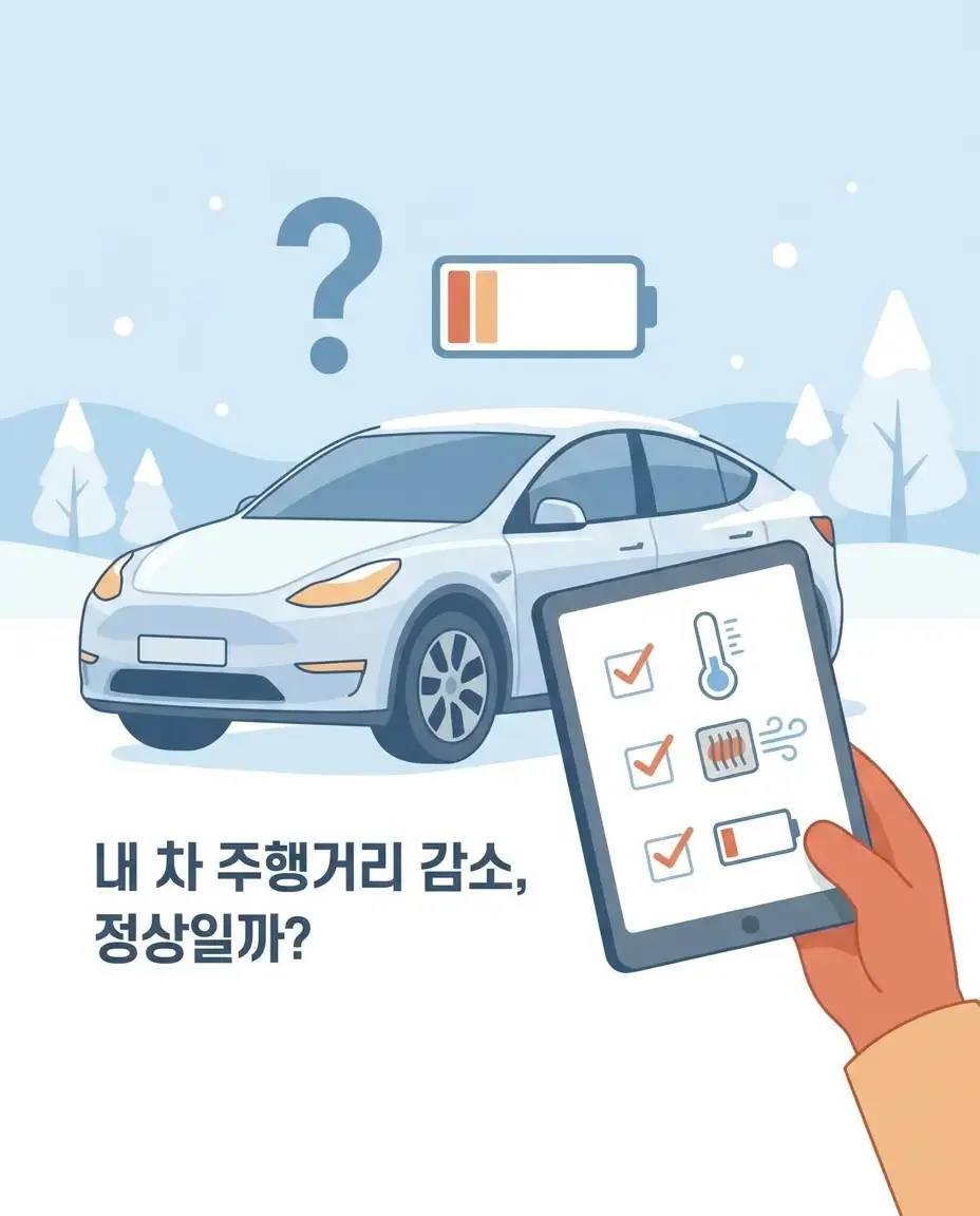 전기차 겨울철 효율 체크리스트
