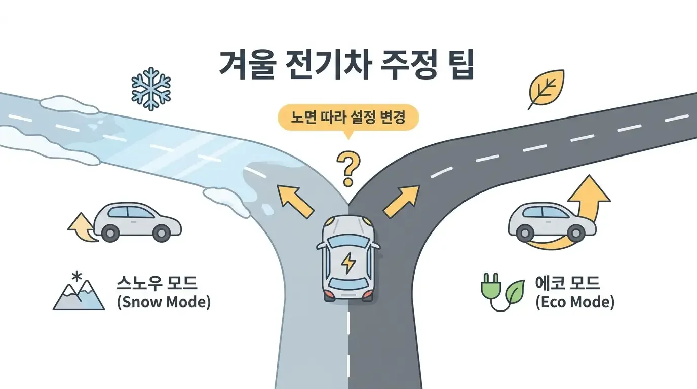 eco 모드와 회생제동, 겨울 설정법